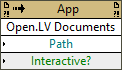 Open:LabVIEW Documents