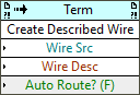 Create Described Wire