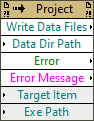 Write Data Files