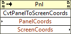 Convert Panel To Screen Coordinates