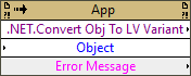 .NET:Convert Object To LabVIEW Variant