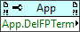 Application:Delete FP Terminal from Diagram
