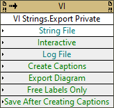 VI Strings:Export Private