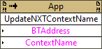NXT:Update Context Name
