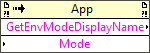 Get Environment Mode Display Name