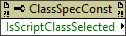 Is Scripting Class Selected