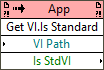 Get VI:Is Standard (Deprecated)