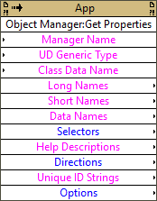 Object Manager:Get Properties