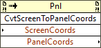 Convert Screen To Panel Coordinates