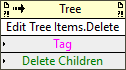 Edit Tree Items:Delete Item