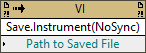 Save:Instrument (No Sync)