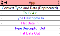 Convert Type and Data (Deprecated)