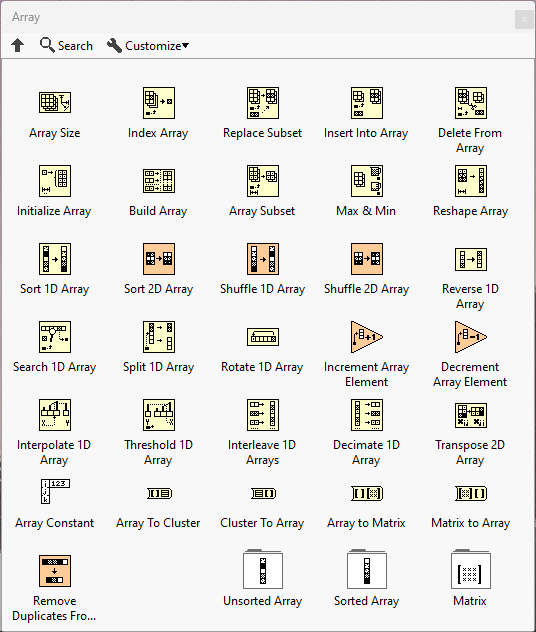 labview array