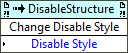 Change Disable Style