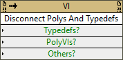 Disconnect Polys And Typedefs