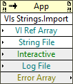 VIs Strings:Import