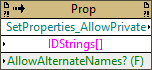 Set Properties[] (Allow Private)