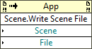 Scene:Write Scene File