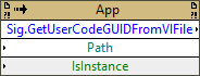 Signature:Get User Code GUID From VI File