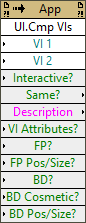 User Interaction:Compare VIs