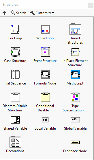 feedback node labview