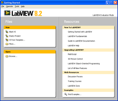 Getting Started Window - LabVIEW Wiki