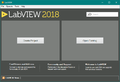Getting Started Window-LabVIEW 2018.png