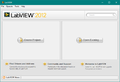 Getting Started Window-LabVIEW 2012.png